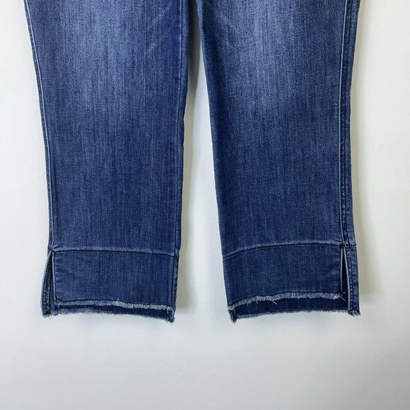 Democracy Ab Technology Kick Flare Jeans Women’s Size 12 Crop - Picture 6 of 10